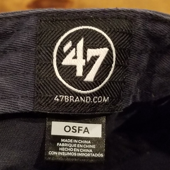 Boston Red Sox Hat 47 Brand Blue Cotton Dad MLB Baseball One Size - Picture 8 of 10